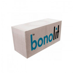 Блок Bonolit газосиликатный D500 перегородочный 600х250х75 мм