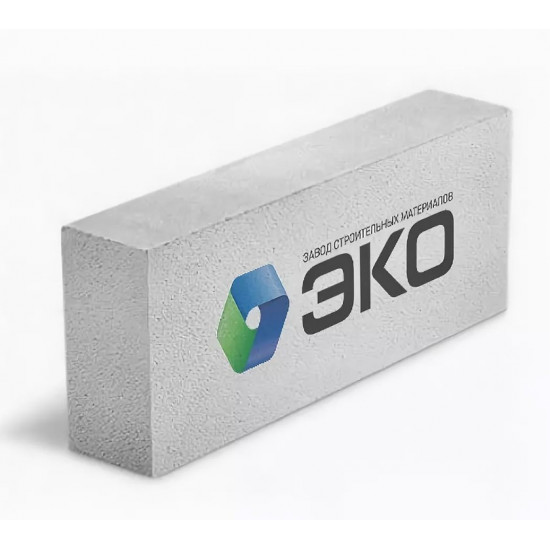 Блок ЭКО газобетонный D500 600х250х75 мм
