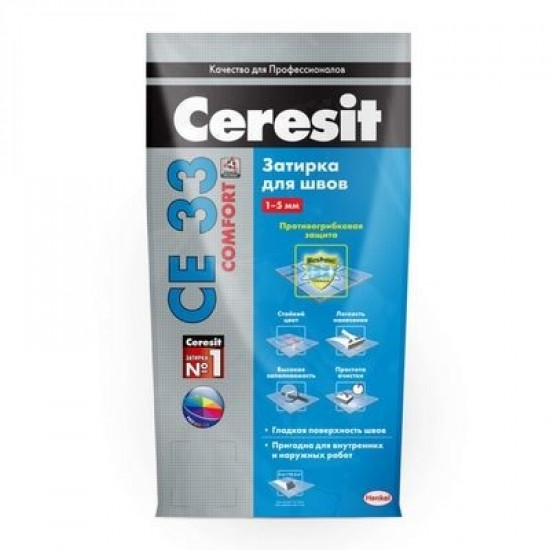 Затирка Ceresit СЕ 33 Comfort 2кг