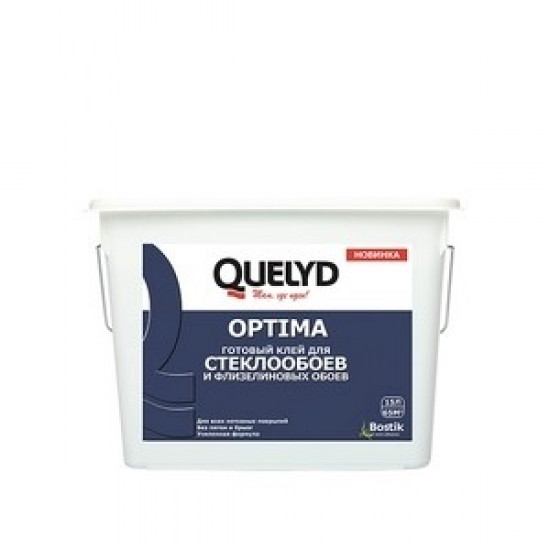 Клей Quelyd Optima для стеклообоев 15л готовый