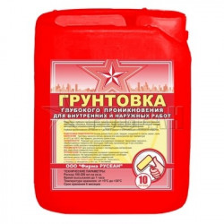 Русеан грунтовка глубокого проникновения 10 л