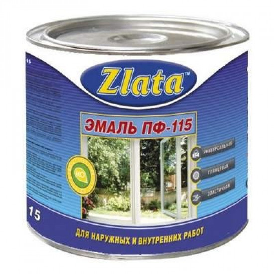 Эмаль ПФ-115 Злата 1.8 кг
