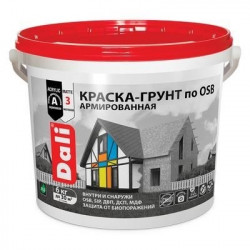 Краска-грунт DALI 12кг Армированная по OSB база А (44) 12,44кг