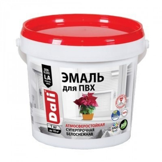 Эмаль для ПВХ  5231  DALI 1кг База А белая (6)