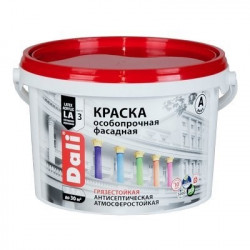 Краска DALI особопрочная фасадная 2,5л белая С бесцветный
