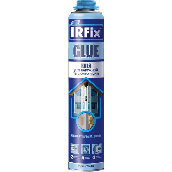 Клей-пена для пенополистирола всесезонная  IRFIX GLUE 750 мл