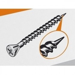 Шуруп для Аквапанелей прокалывающий Кнауф SN 55 (250 шт)