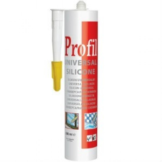 Герметик силиконовый Profil Universal Silicone 280мл белый