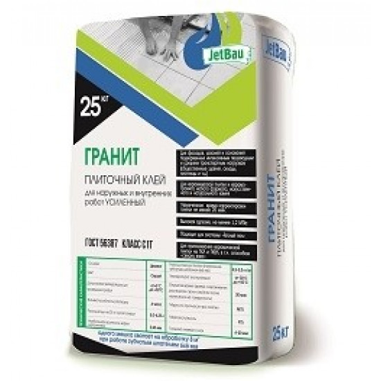 Джетбау плиточный клей ГРАНИТ 25кг