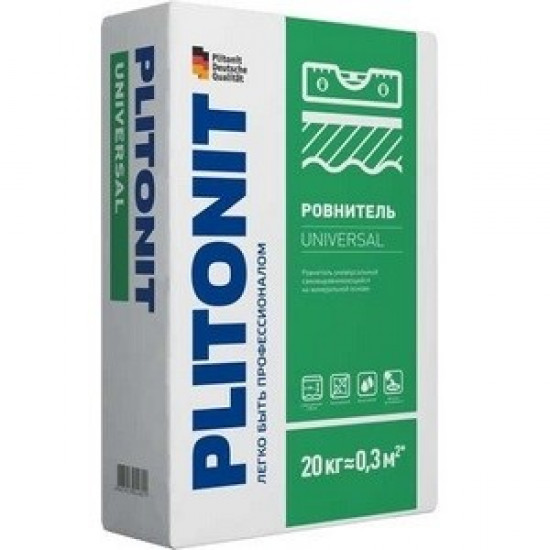 Наливной пол Plitonit Universal влагостойкий 20кг