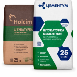 ЦЕМЕНТУМ Холсим штукатурка цементная 25кг
