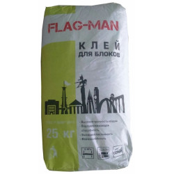 Клей для блоков ФЛАГ-МАН 25 кг