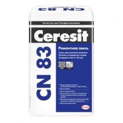Смесь для ремонта и стяжки  Церезит CN83  25кг