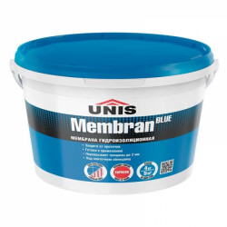 Эластичная полимерная гидроизоляция ЮНИС BLUE MEMBRAN 4 кг