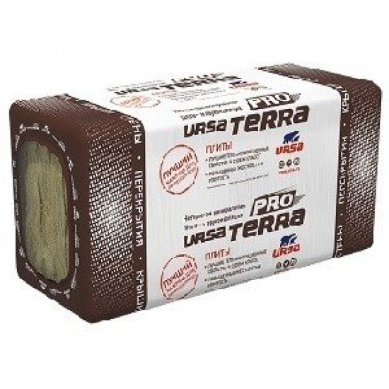 Утеплитель УРСА ТЕРРА PRO 34PN 100х1000х610 мм 3.05м2-0, 305м3